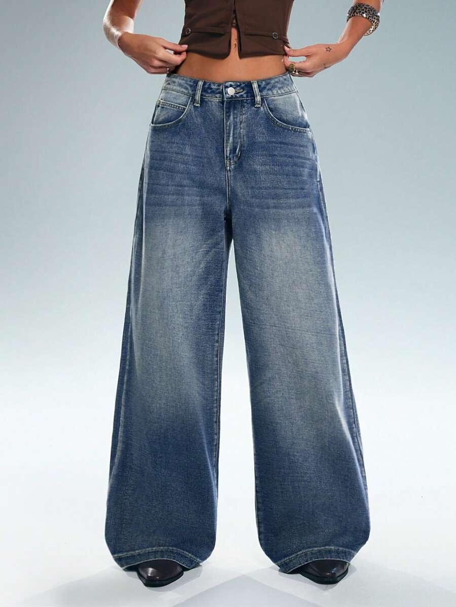 NIEBIESKIE SPODNIE JEANS