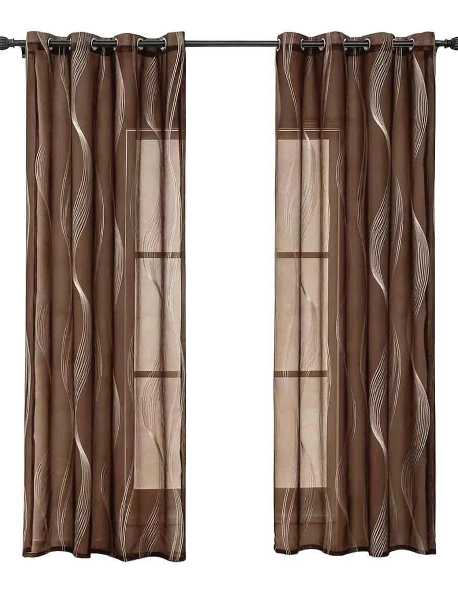 BRĄZOWE ZASŁONY 2-PACK