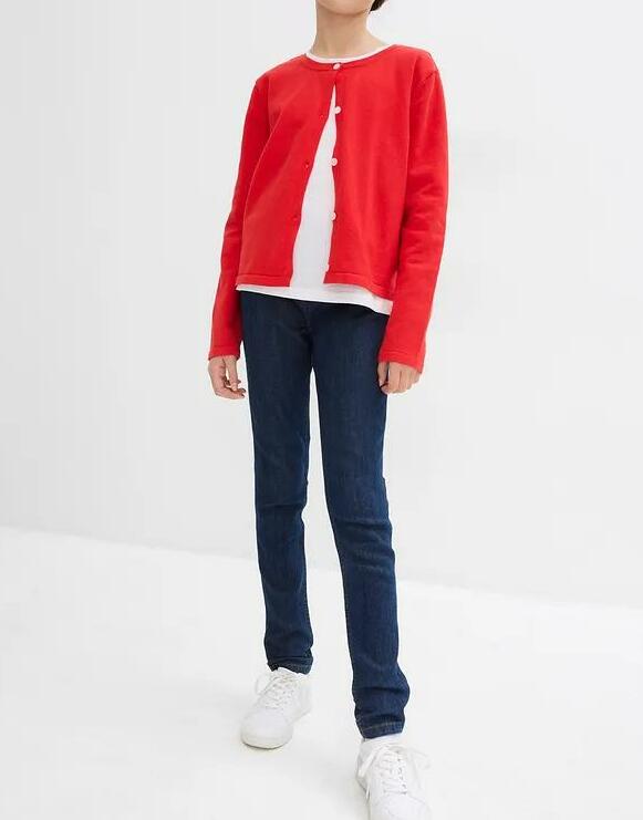 SWETER ROZPINANY Z DZIANINY 
