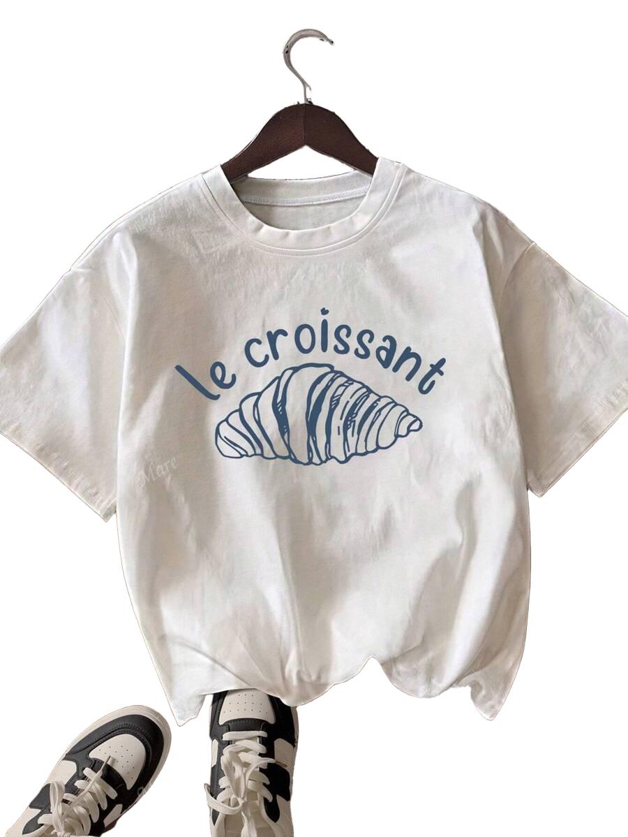 T-SHIRT DAMSKI Z NADRUKIEM 