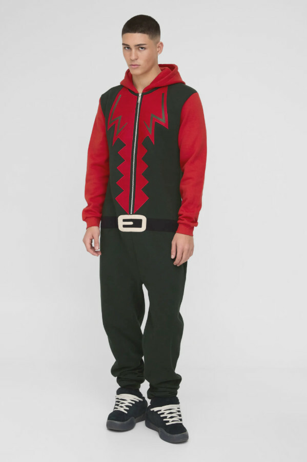 kostium onesie elf kaptur