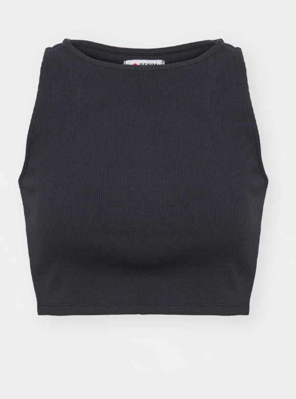 PRĄŻKOWANY CROP TOP