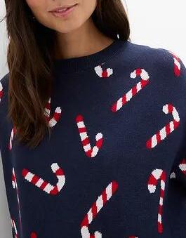 SWETER CIĄŻOWY Z ROZCIĘCIAMI