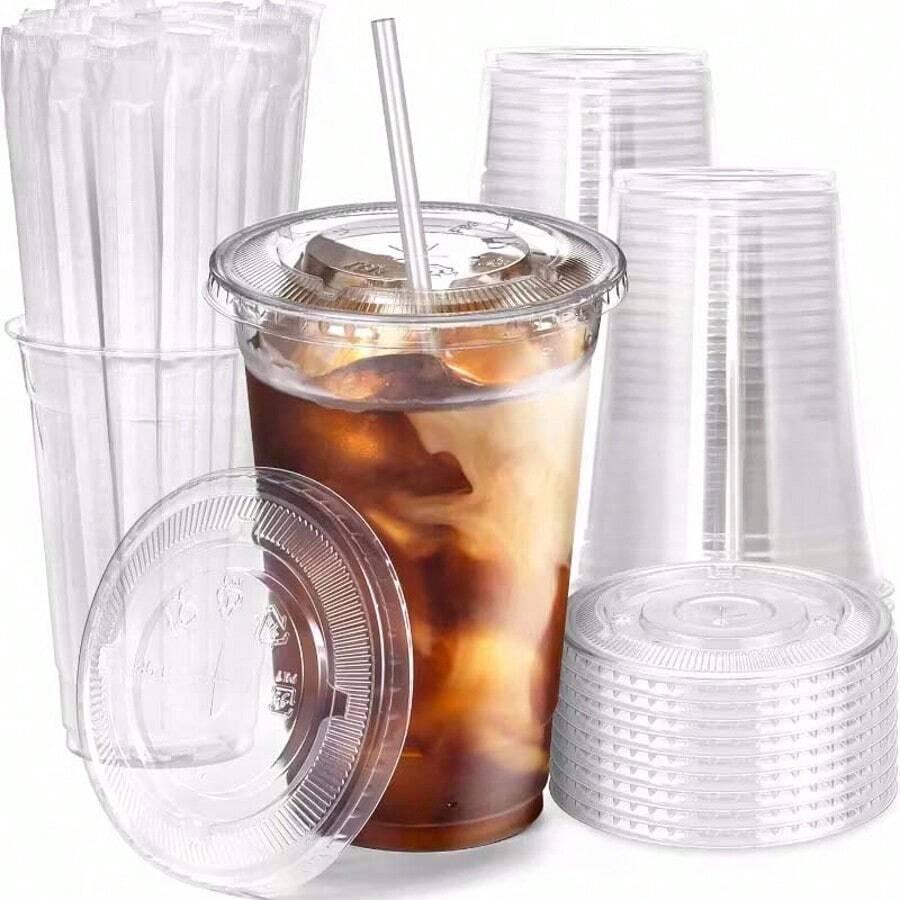 bezbarwne kubki jednorazowe 10-pack