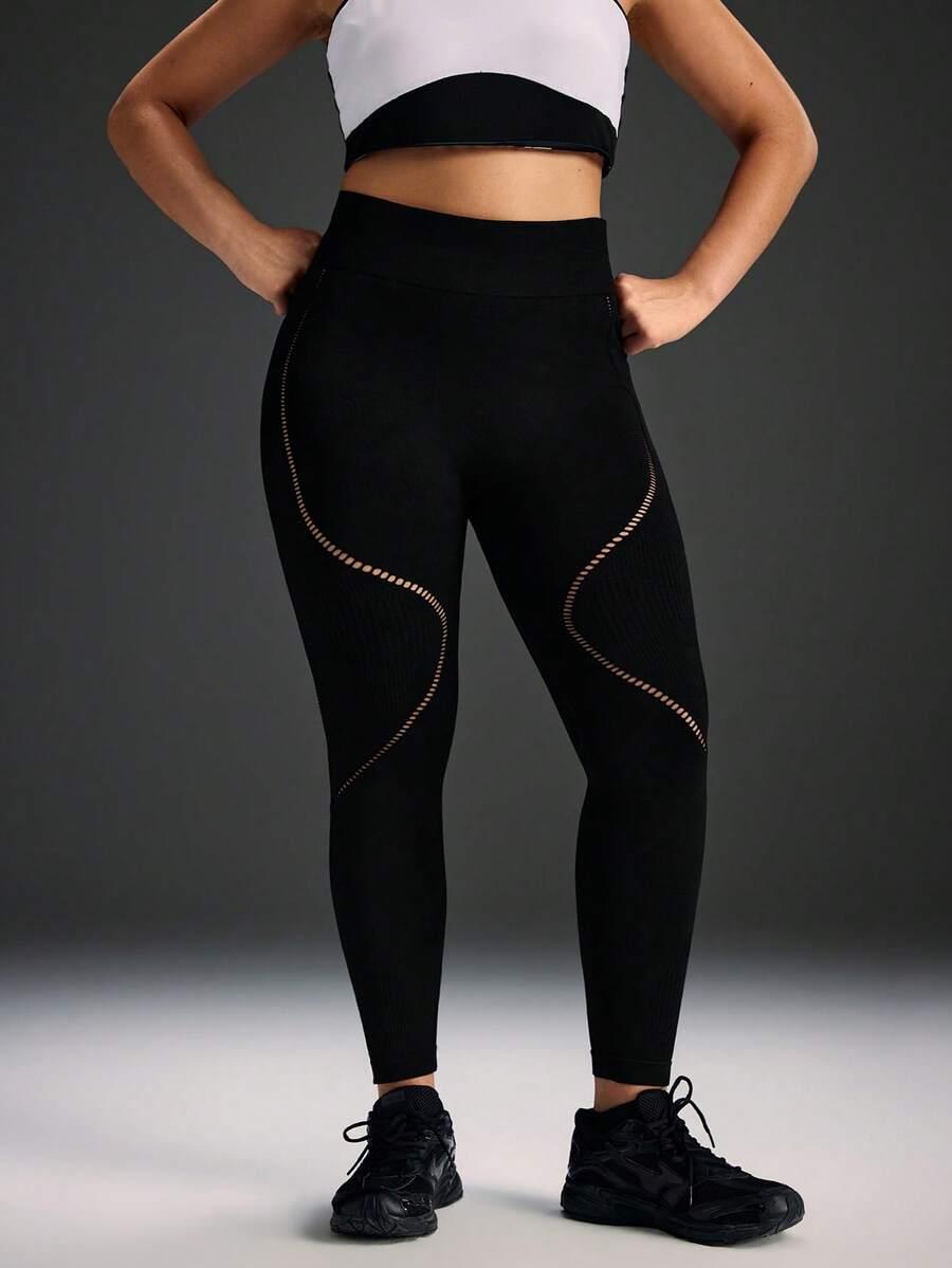czarne legginsy wysoki stan