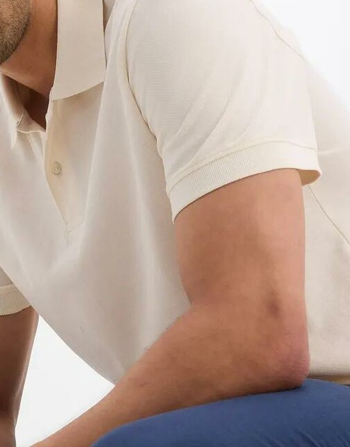 BEŻOWA KOSZULKA POLO