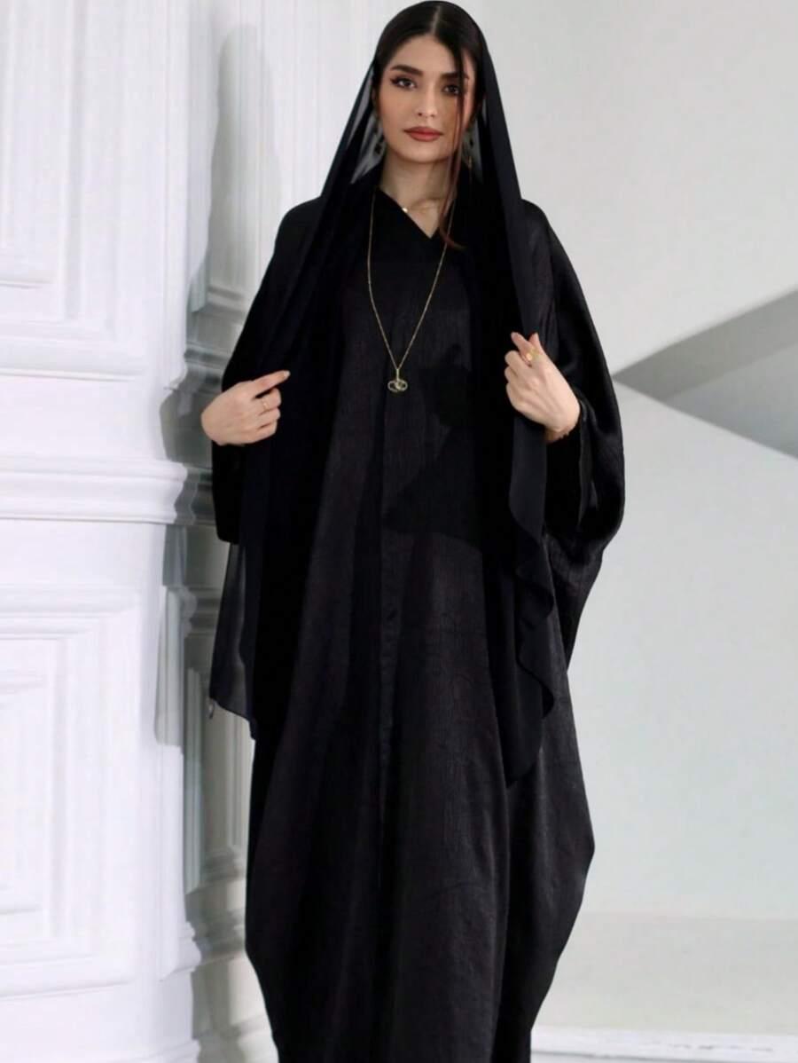 czarna maxi sukienka