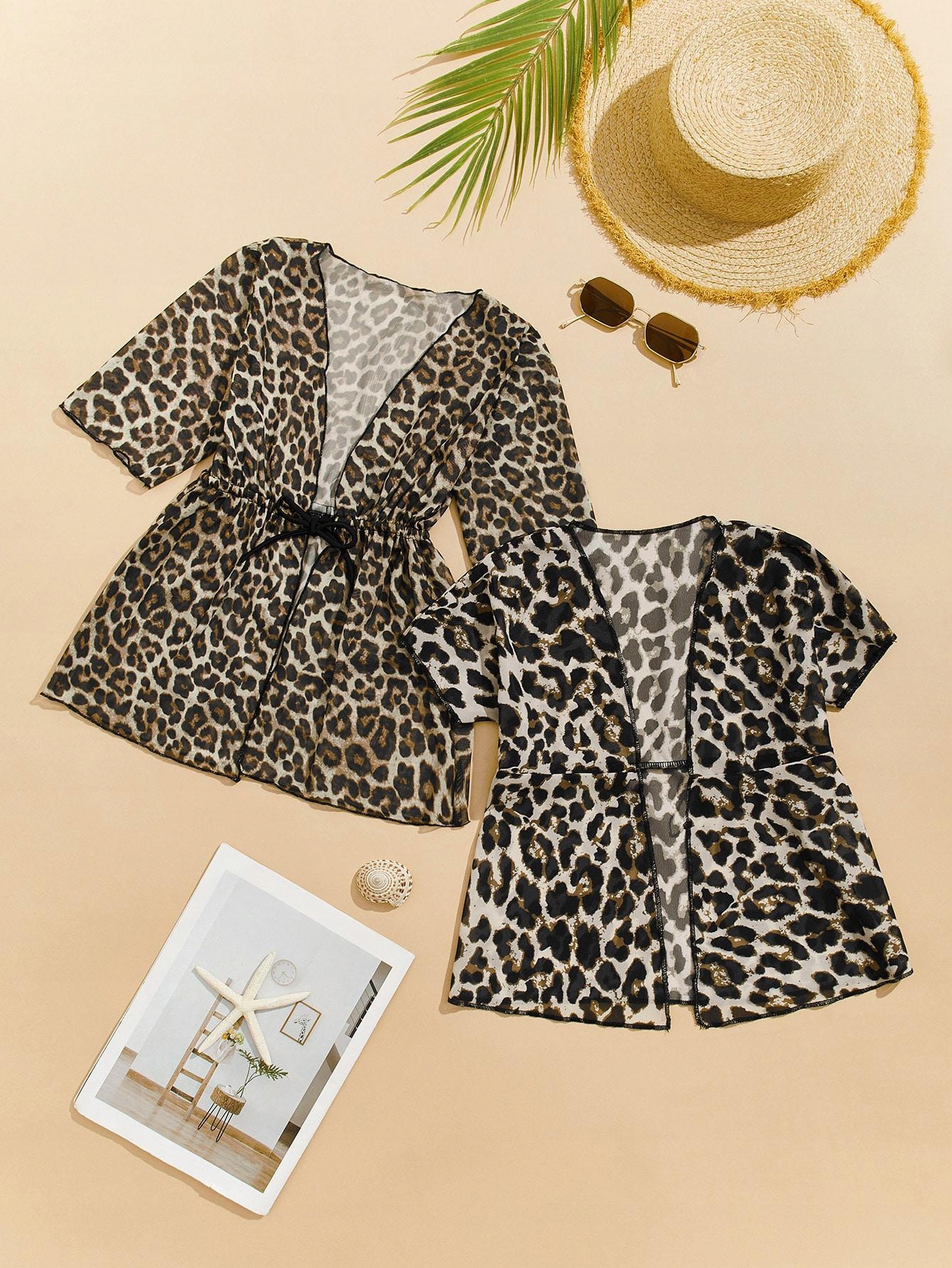 bluzka leopard print 