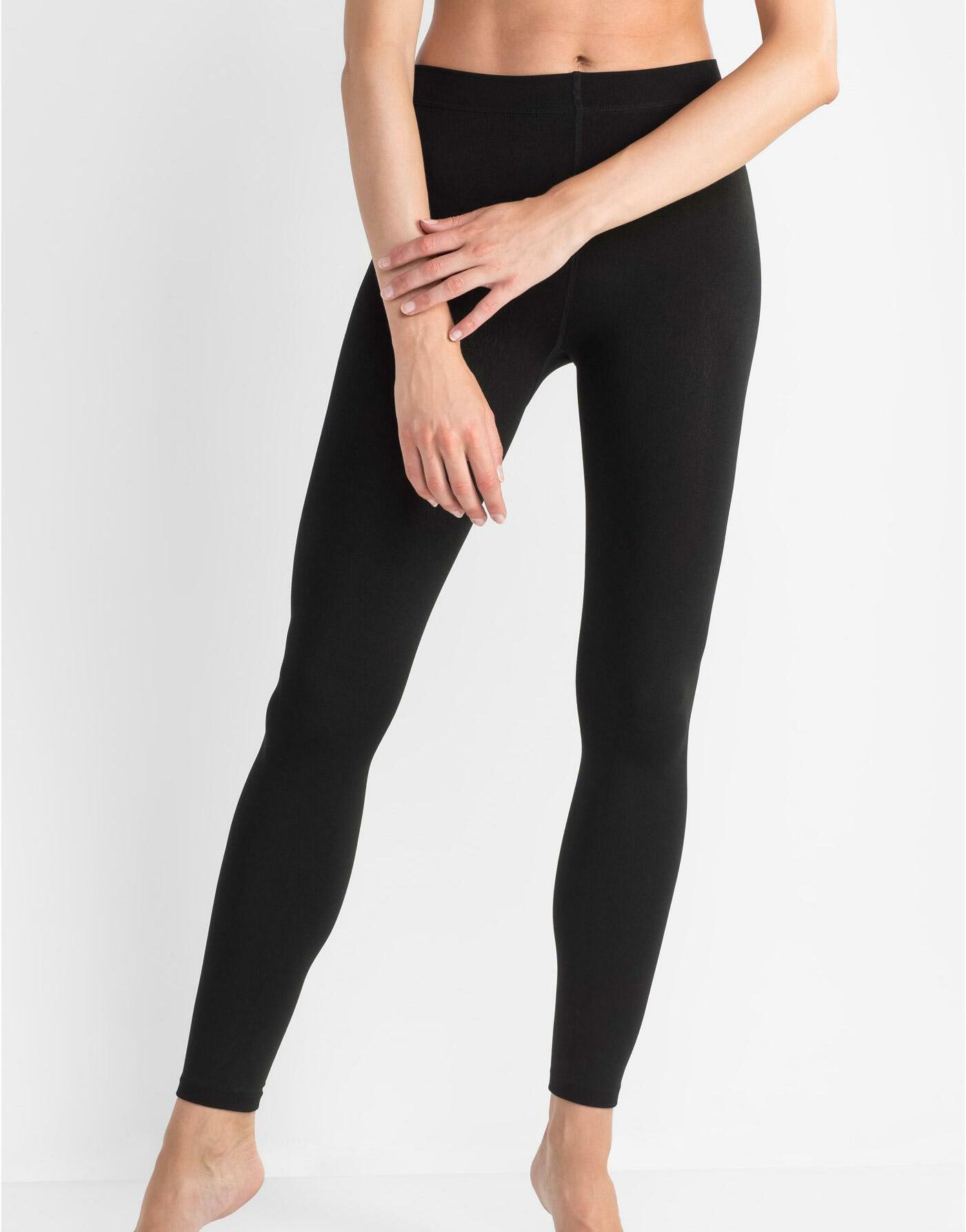 OCIEPLANE CZARNE LEGGINSY