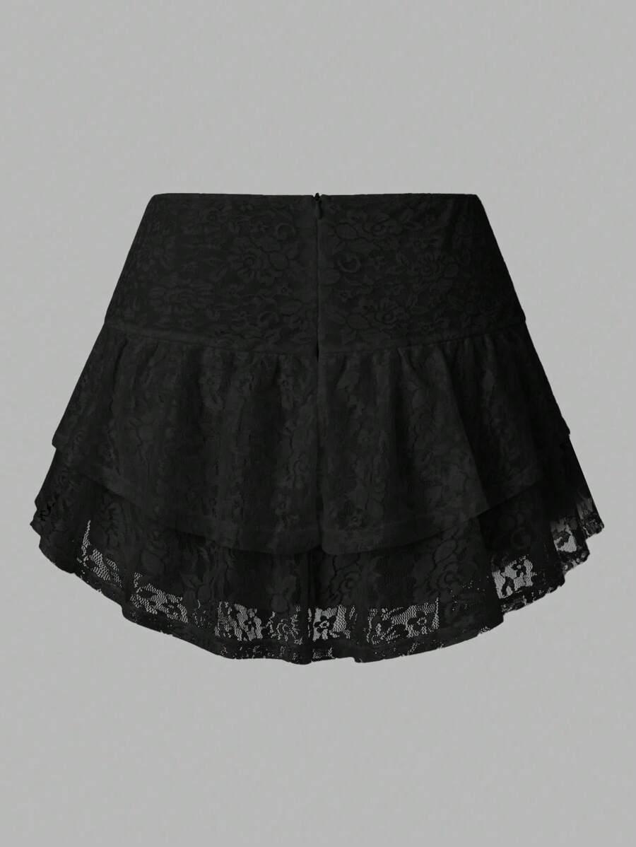 CZARNA MINI SPÓDNICA