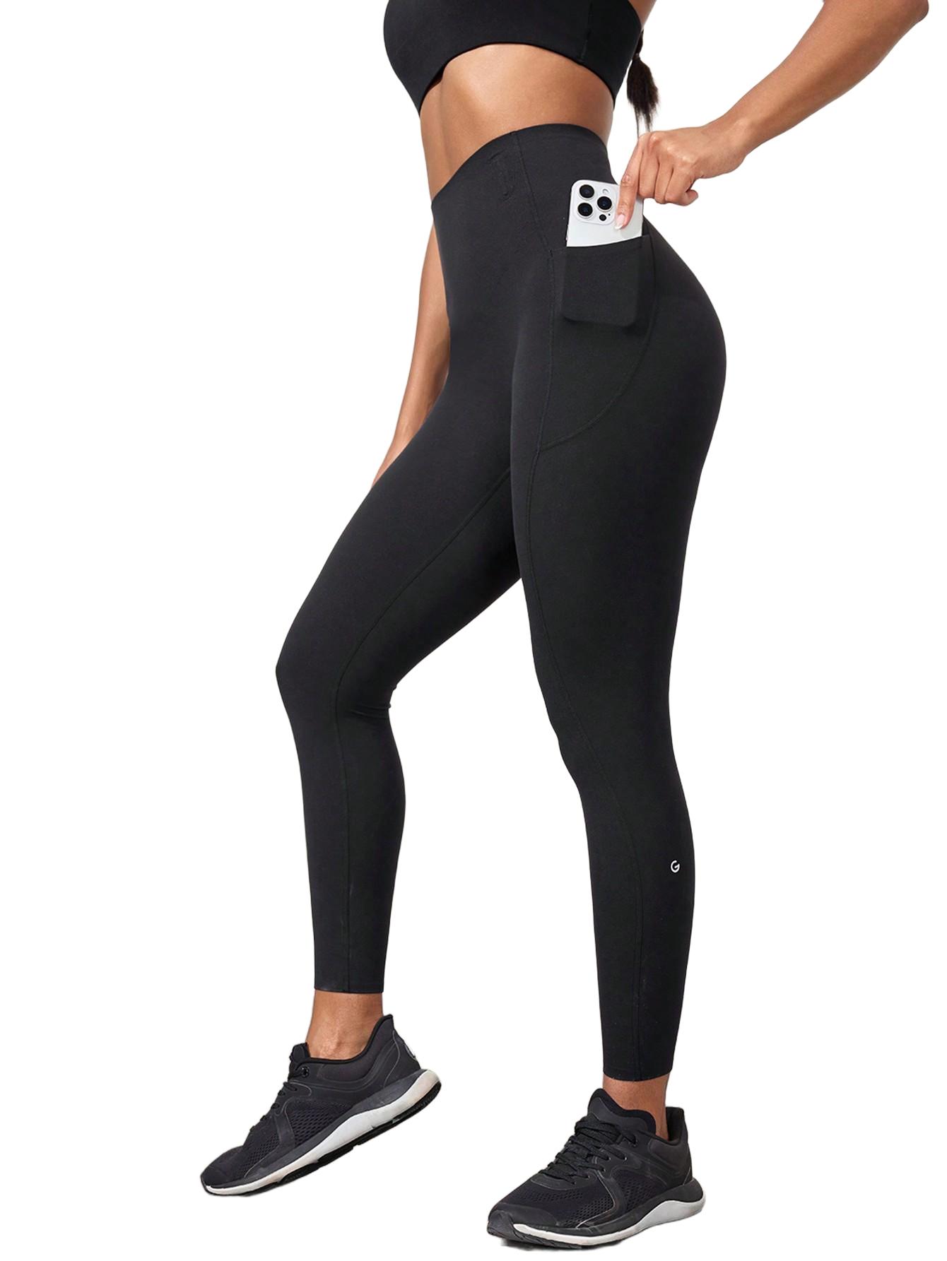 CZARNE LEGGINSY KIESZENIE