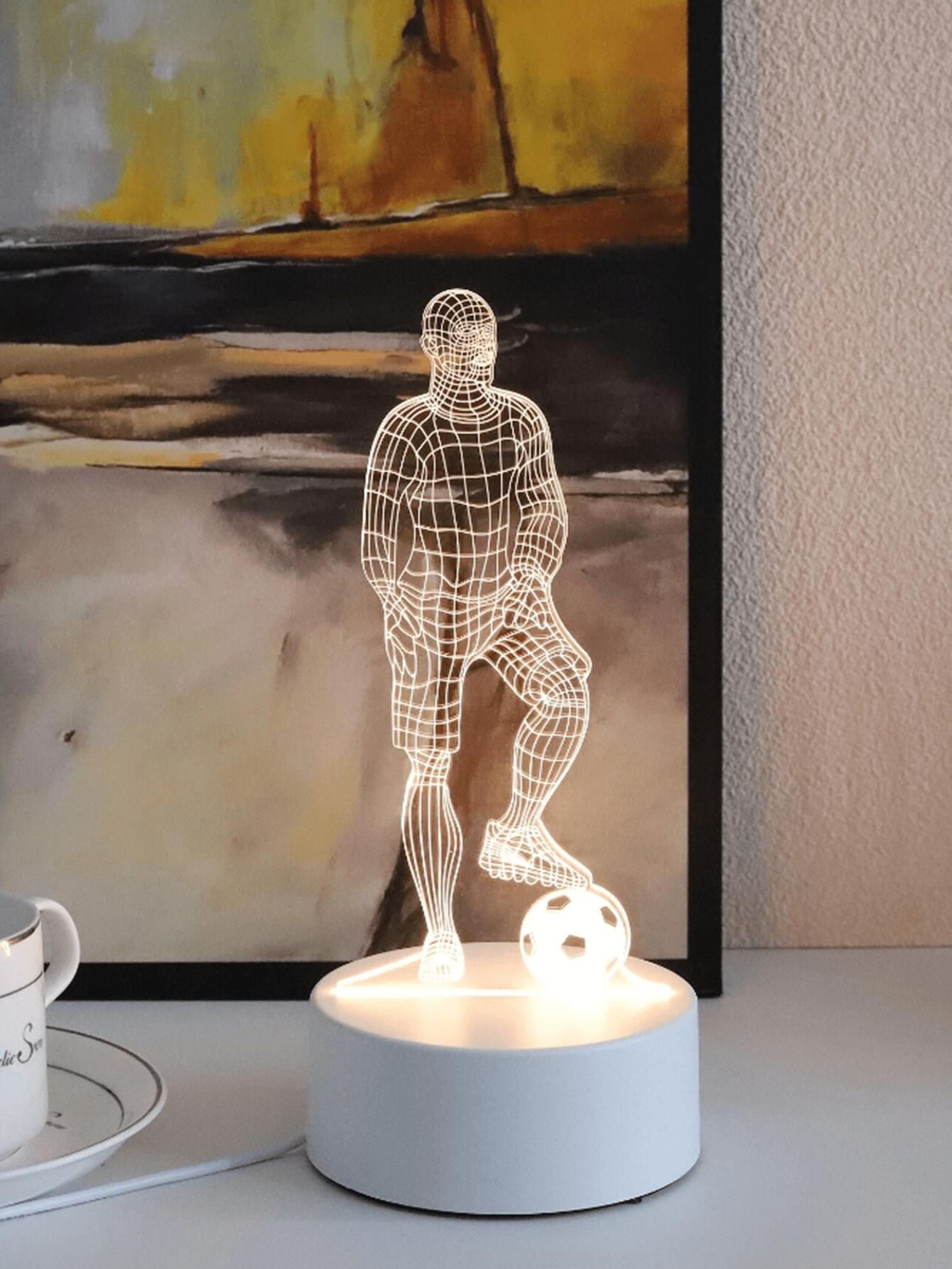 LAMPKA LED PIŁKARZ
