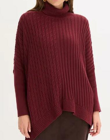 SWETER Z GOLFEM OVERSIZE