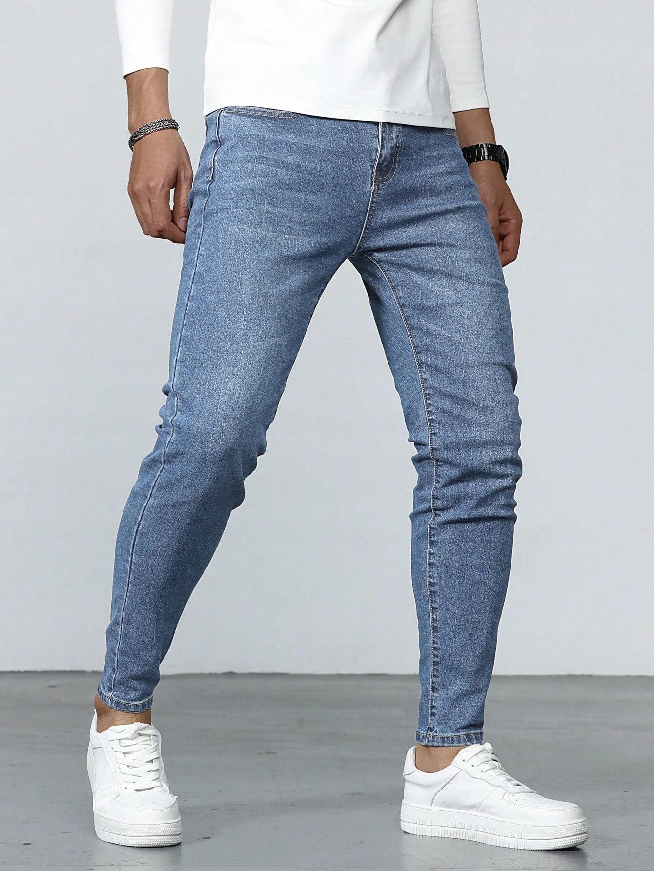 NIEBIESKIE SPODNIE JEANS