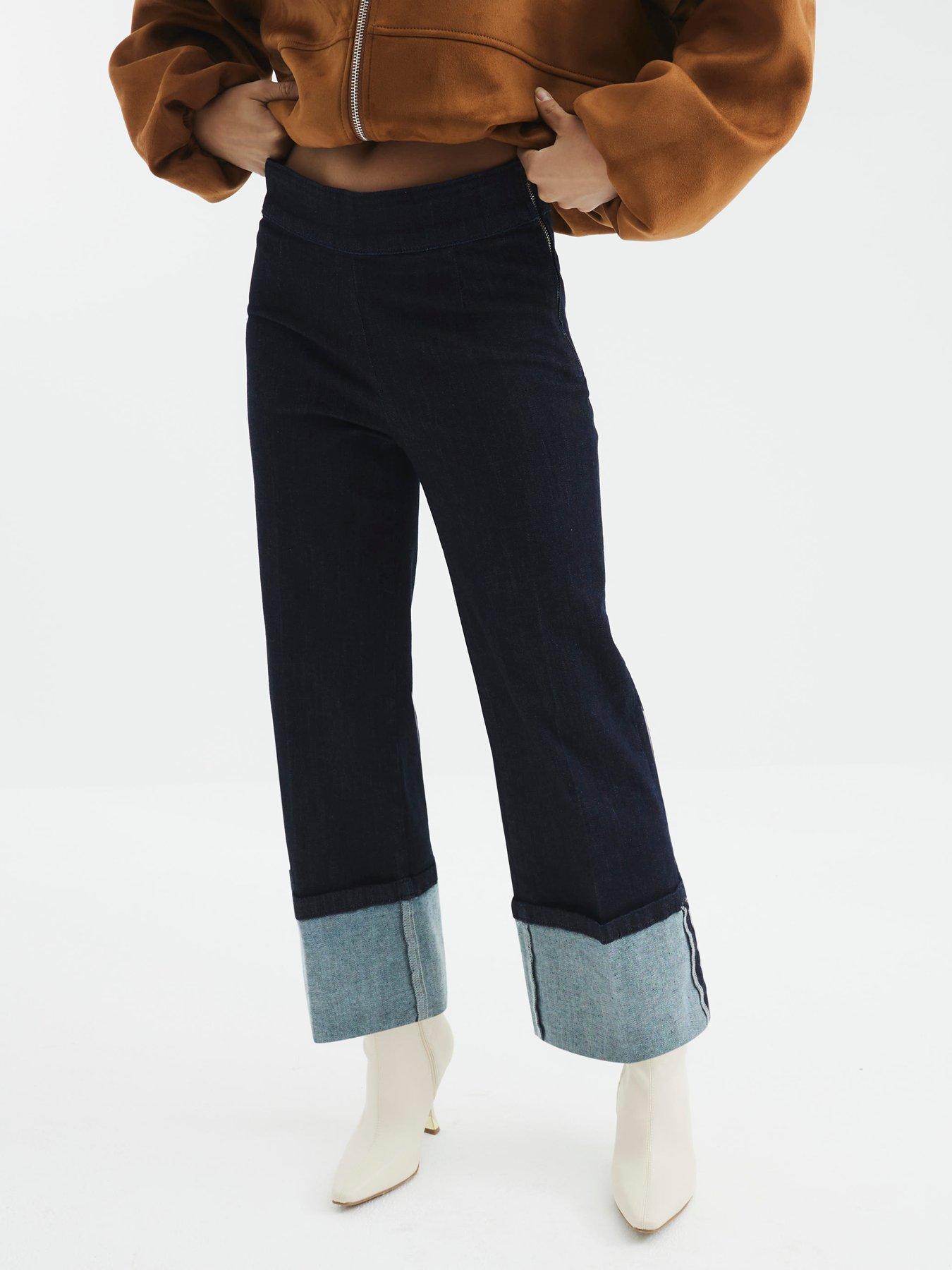RIVER ISLAND PETITE JEANSY TURN UP
