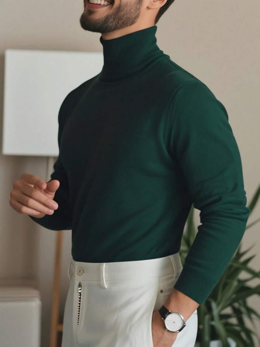 ZIELONY SWETER GOLF 