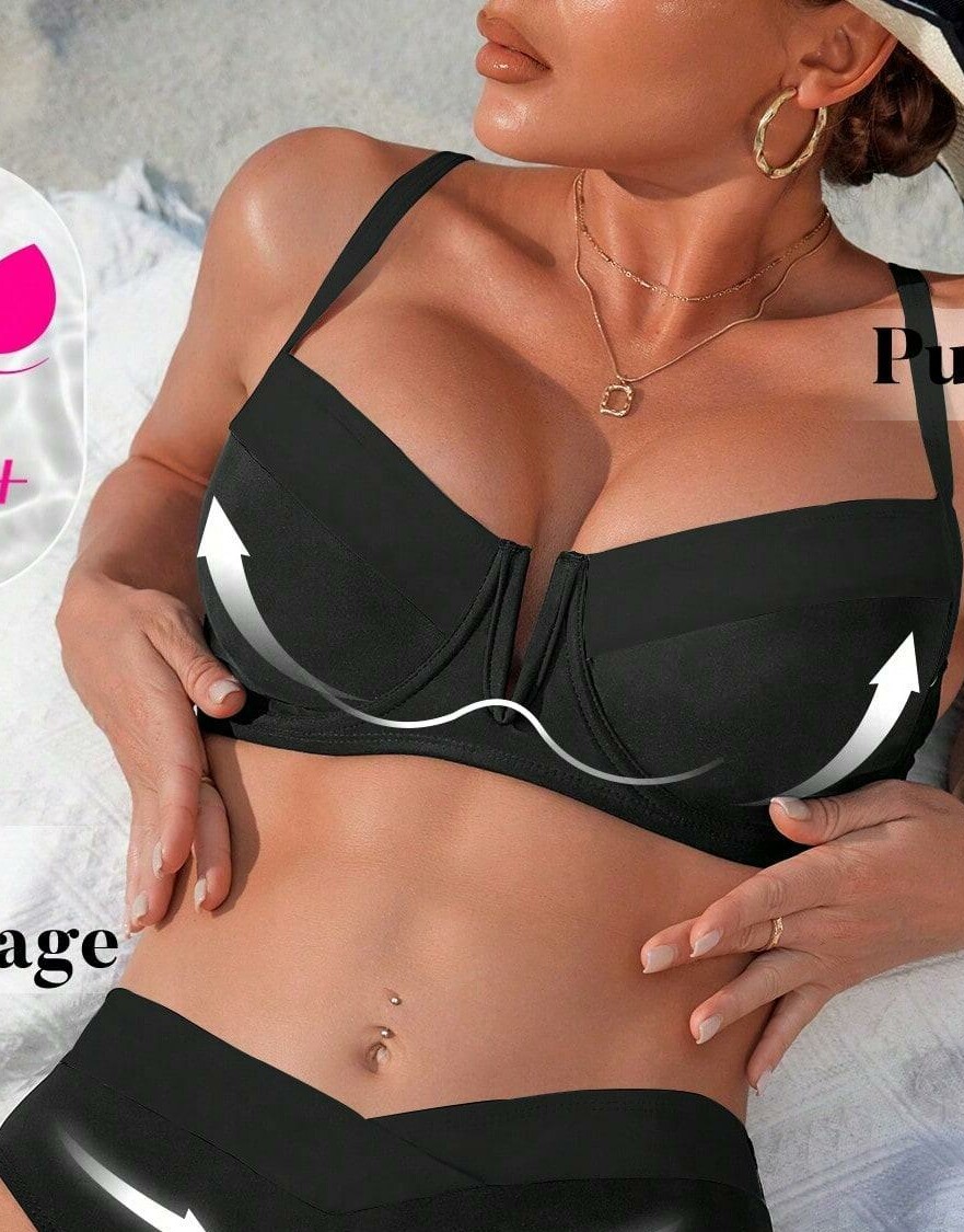 czarna góra od bikini