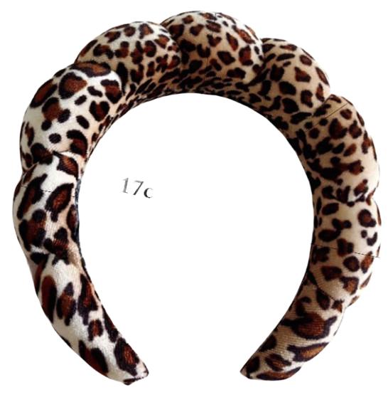 opaska na włosy animal print
