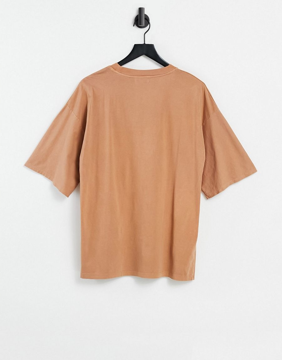 bawełniany T-shirt okrągły dekolt 