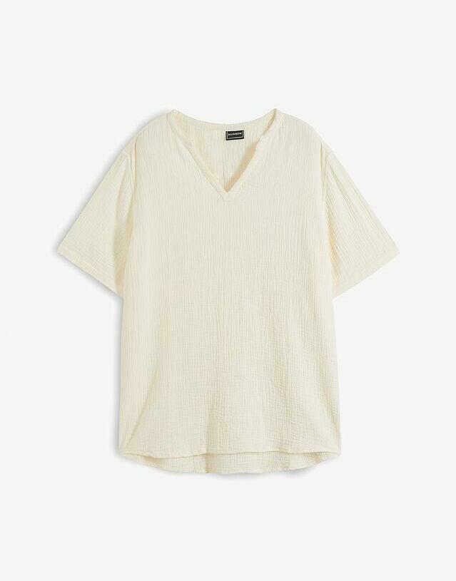 KOSZULA MĘSKA CASUAL  BAWEŁNA STÓJKA PLUS SIZE