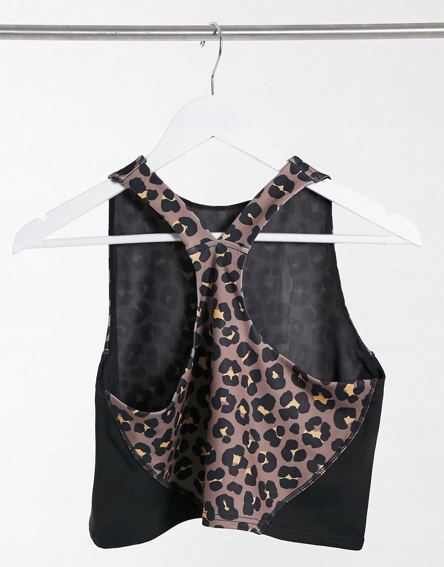 top sportowy animal print