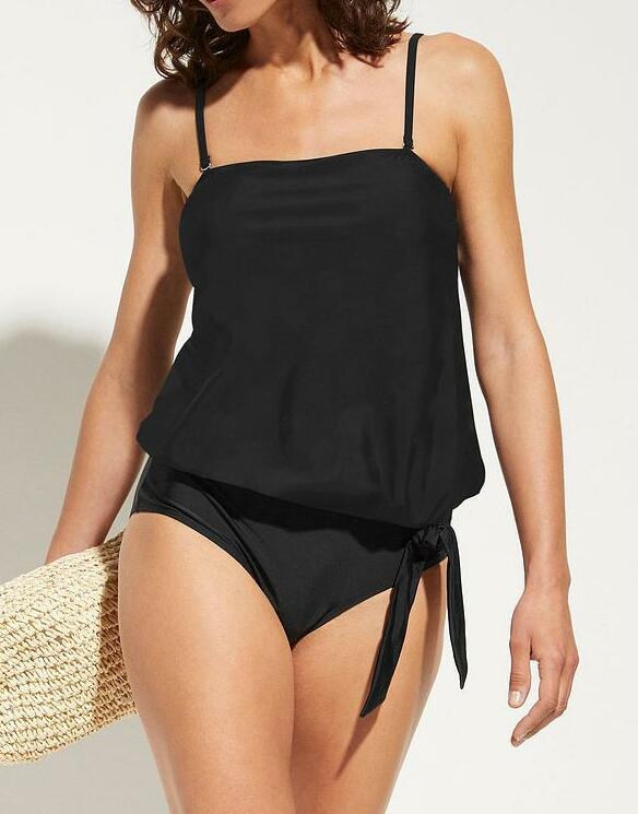 TOP TANKINI CZARNY