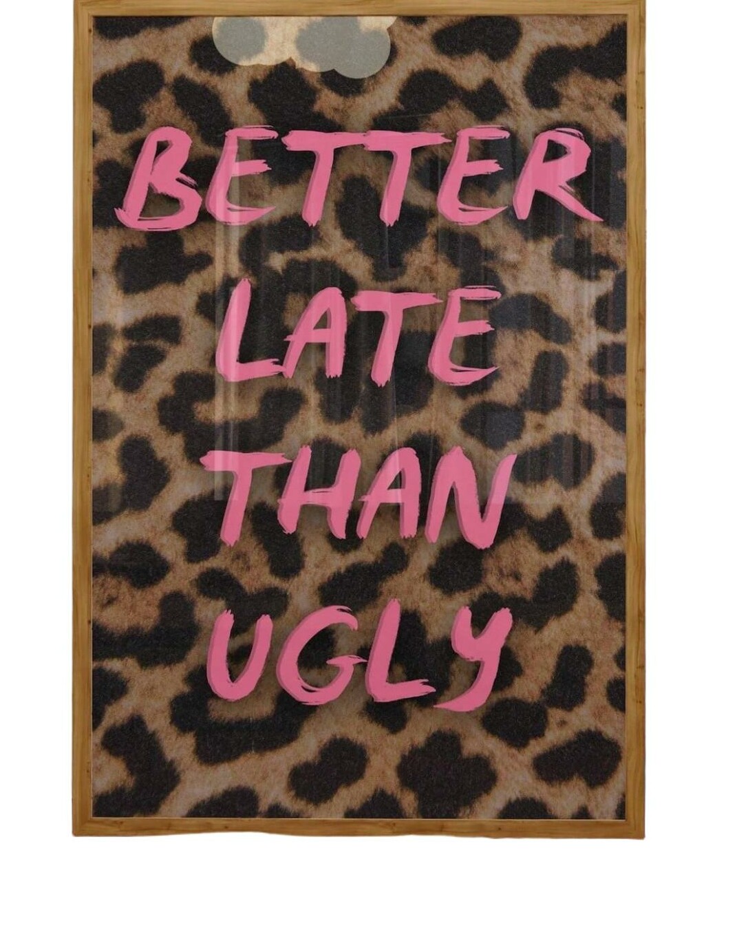 plakat animal print napis