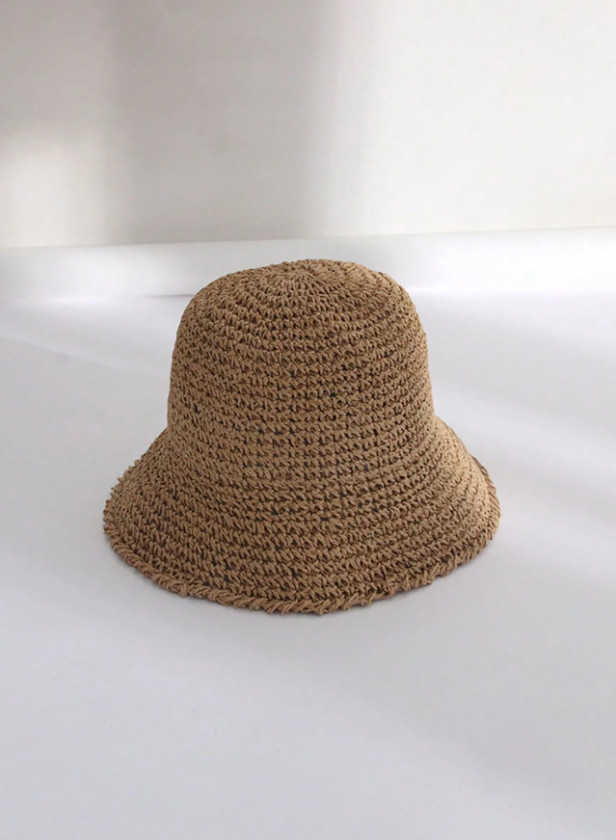 beżowy KAPELUSz BUCKET