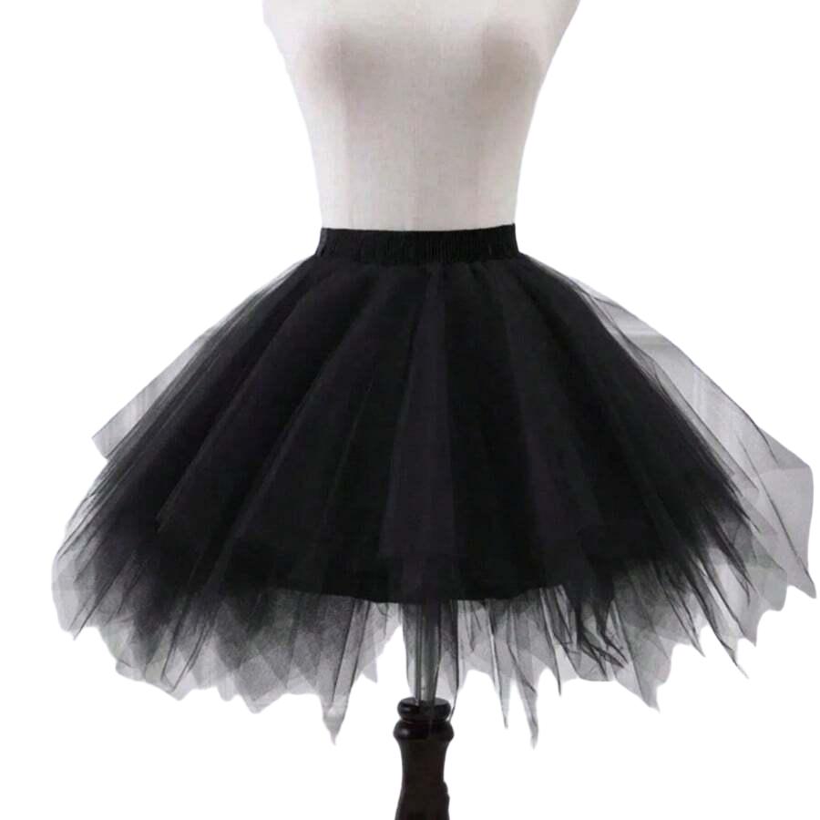 czarna mini spódnica