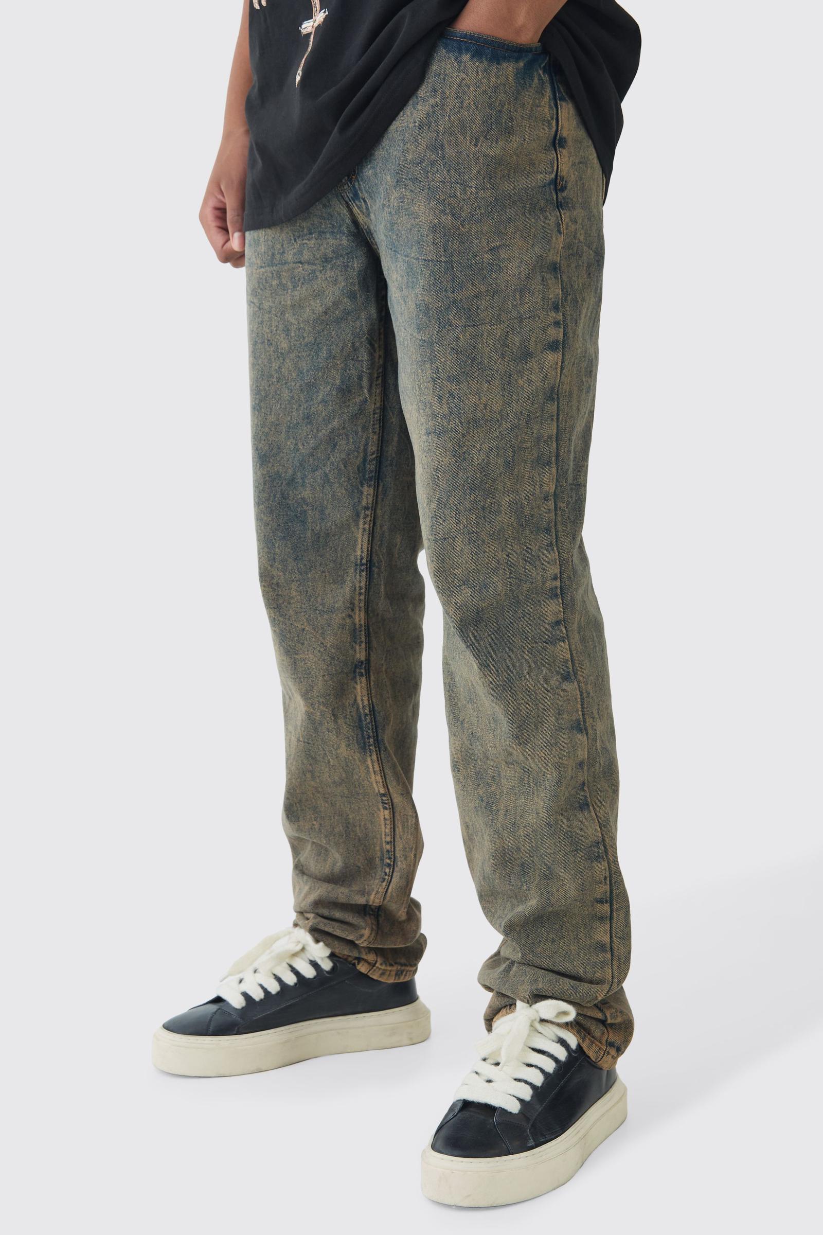 SPODNIE JEANS WASH EFFECT 