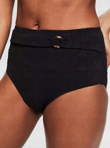 czarny dół od bikini wysoki stan