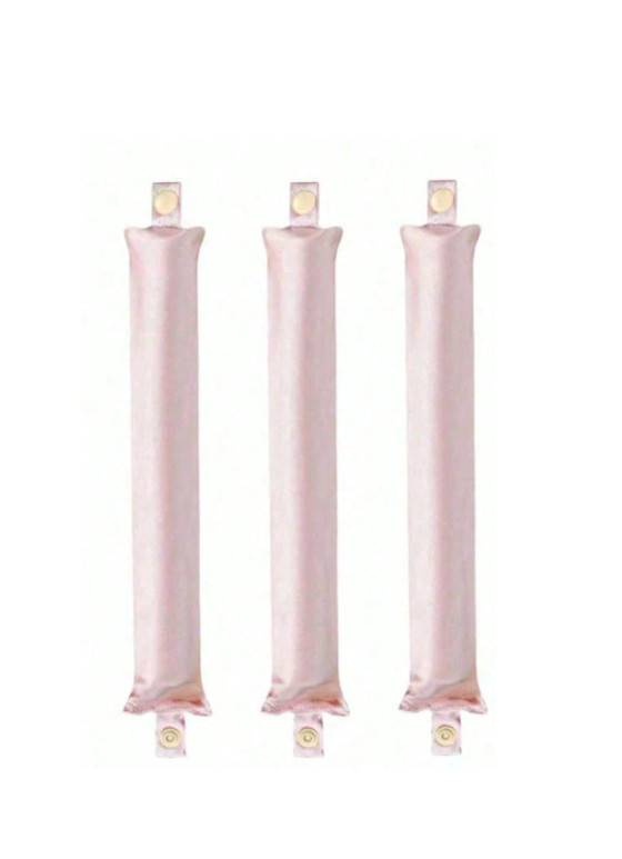 różowe papiloty 3-pack