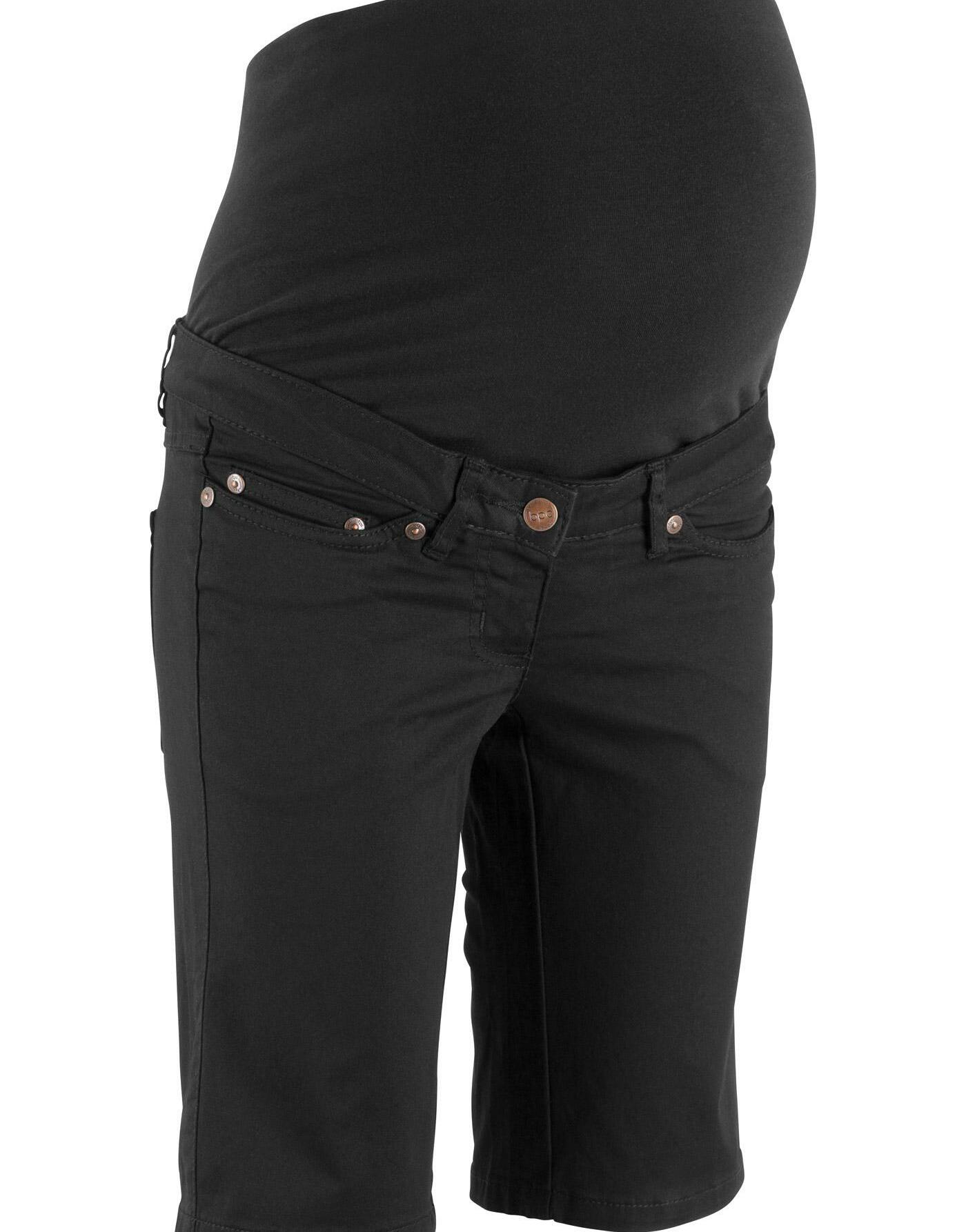 JEANSOWE SPODENKI CIĄŻOWE Z KIESZENIAMI