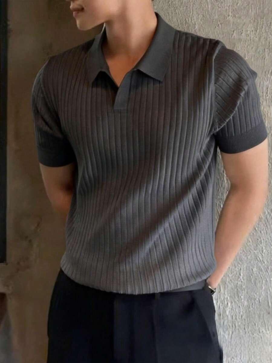 SZARA KOSZULKA POLO