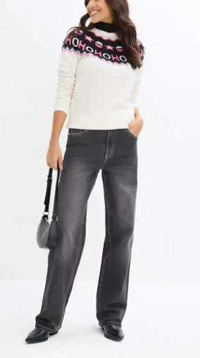 SWETER ZE WZOREM 