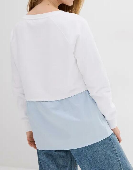 BLUZA Z CZYSTEJ BAWEŁNY