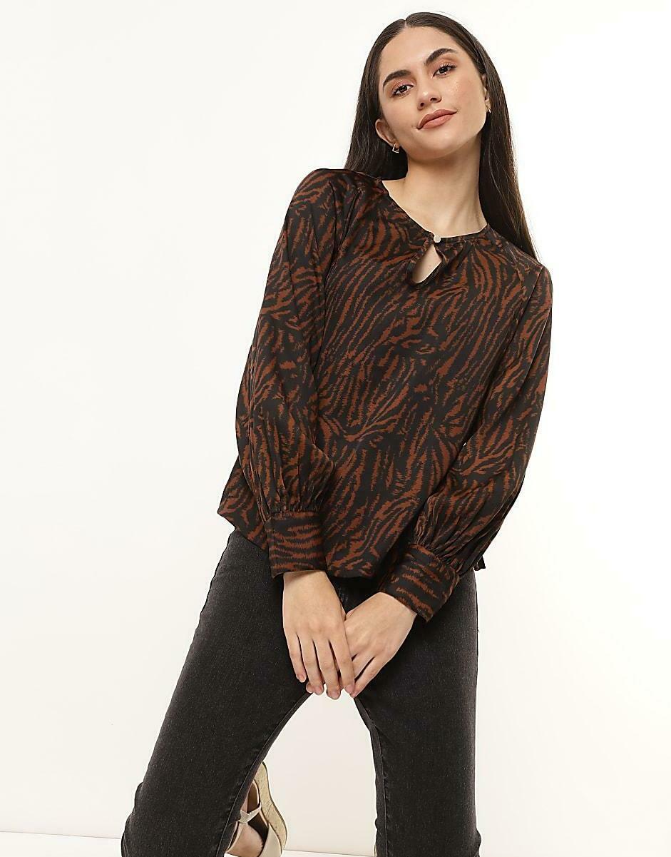 BLUZKA ANIMAL PRINT T41-2124K-XO