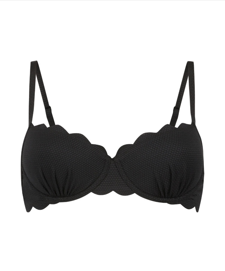 czarna góra od bikini tekstura