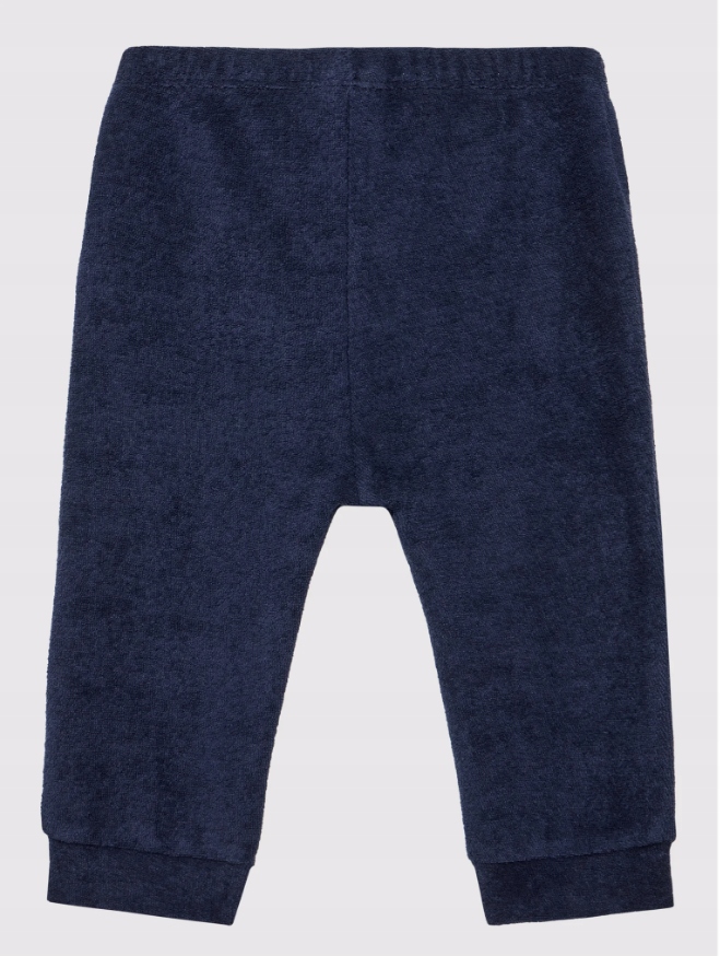 granatowe spodnie frotte