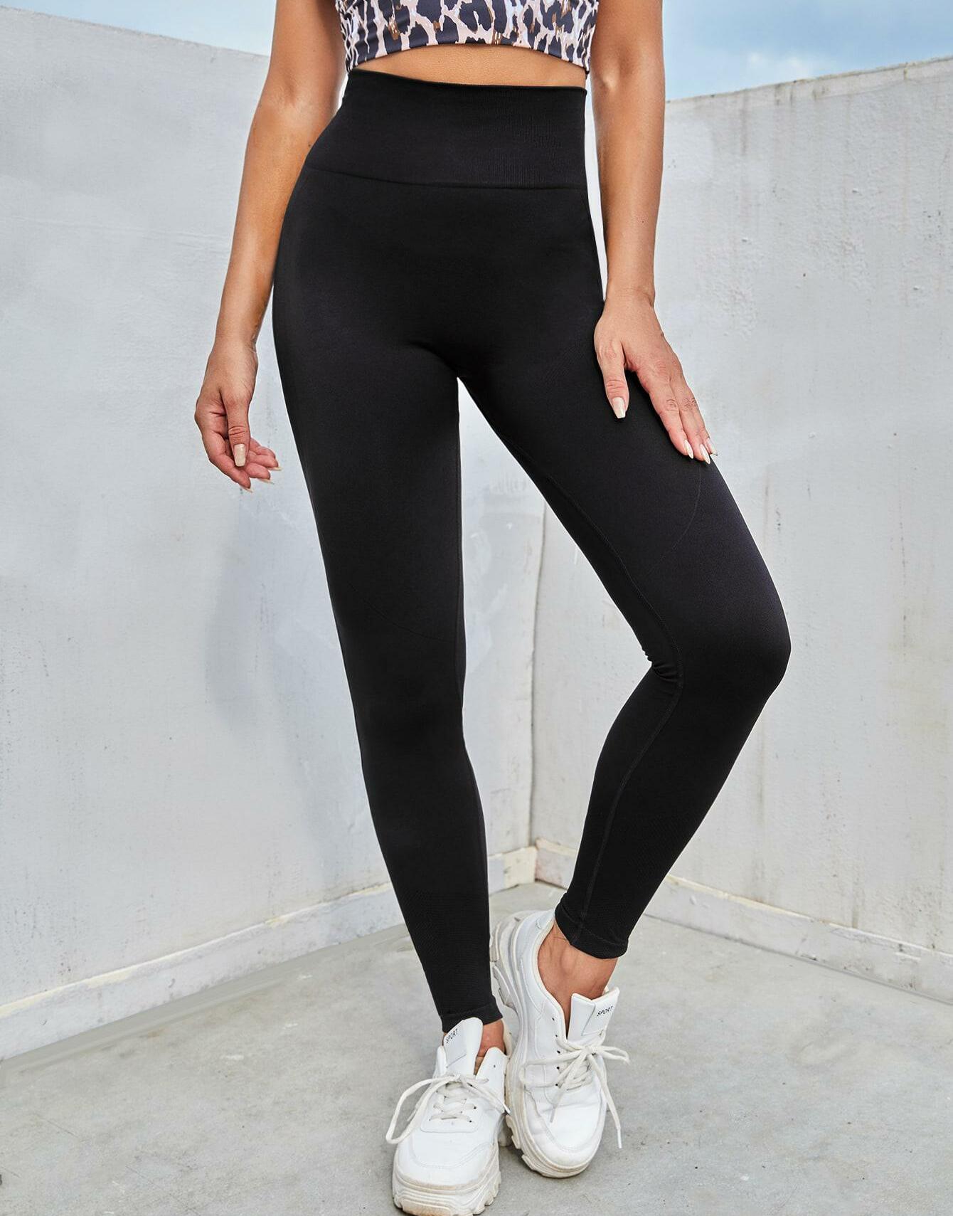 CZARNE SPORTOWE LEGGINSY