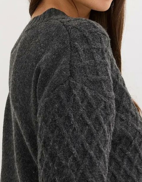 SWETER SZARY DAMSKI