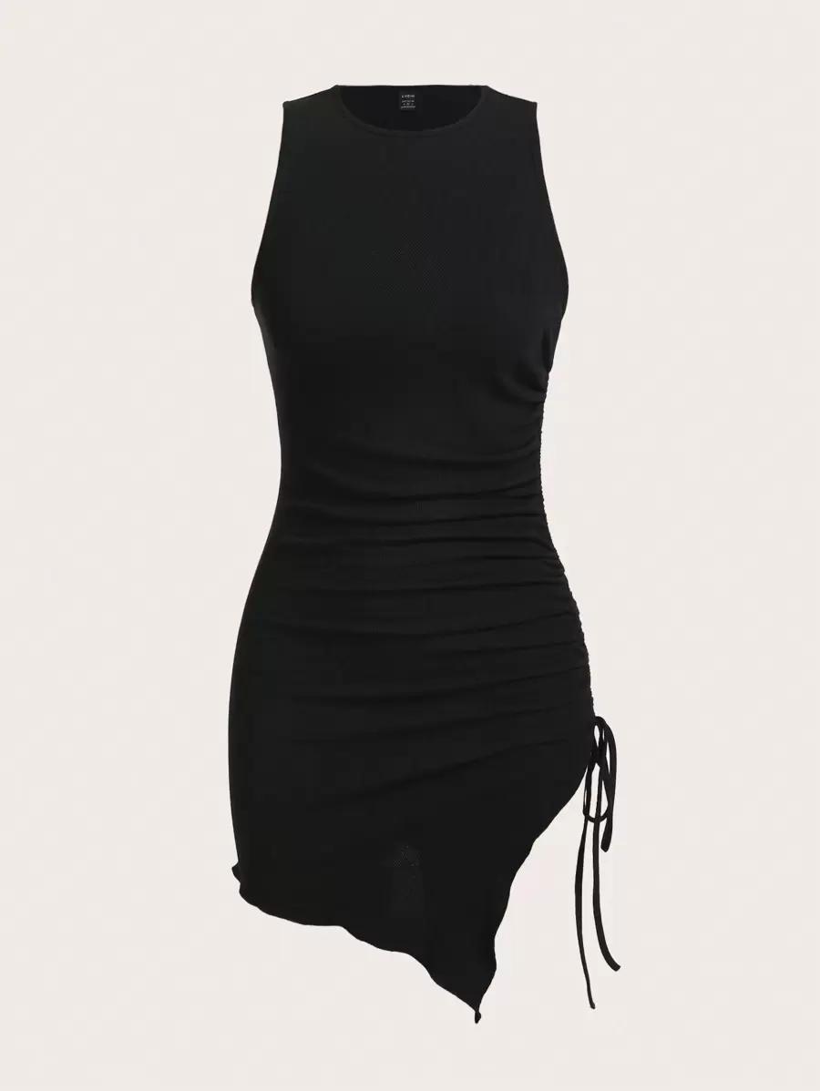 czarna mini sukienka