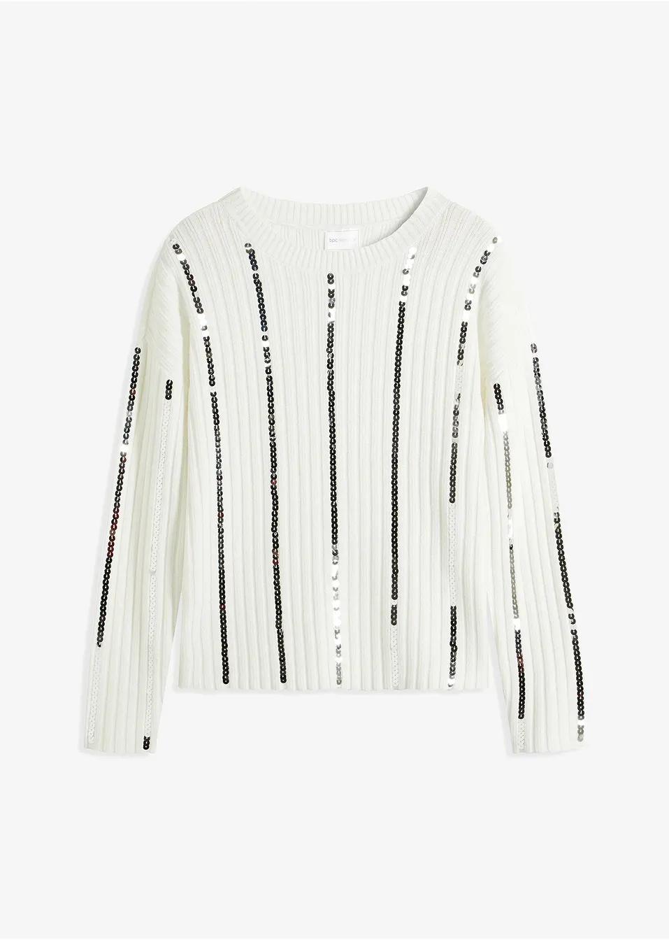 SWETER Z CEKINAMI