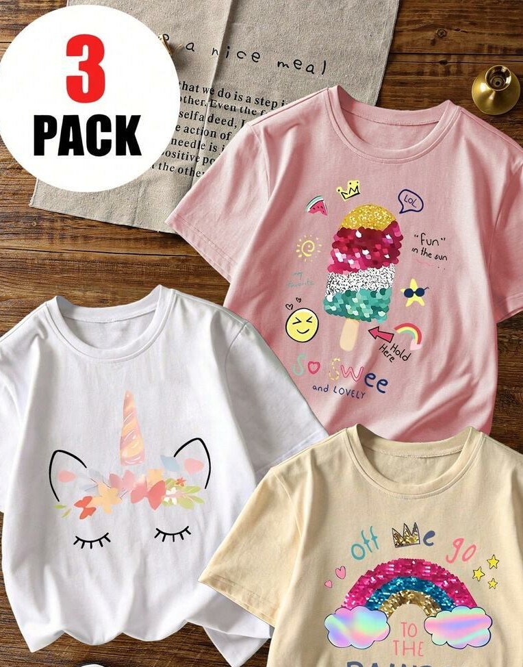 t-shirt nadruk 2-pack