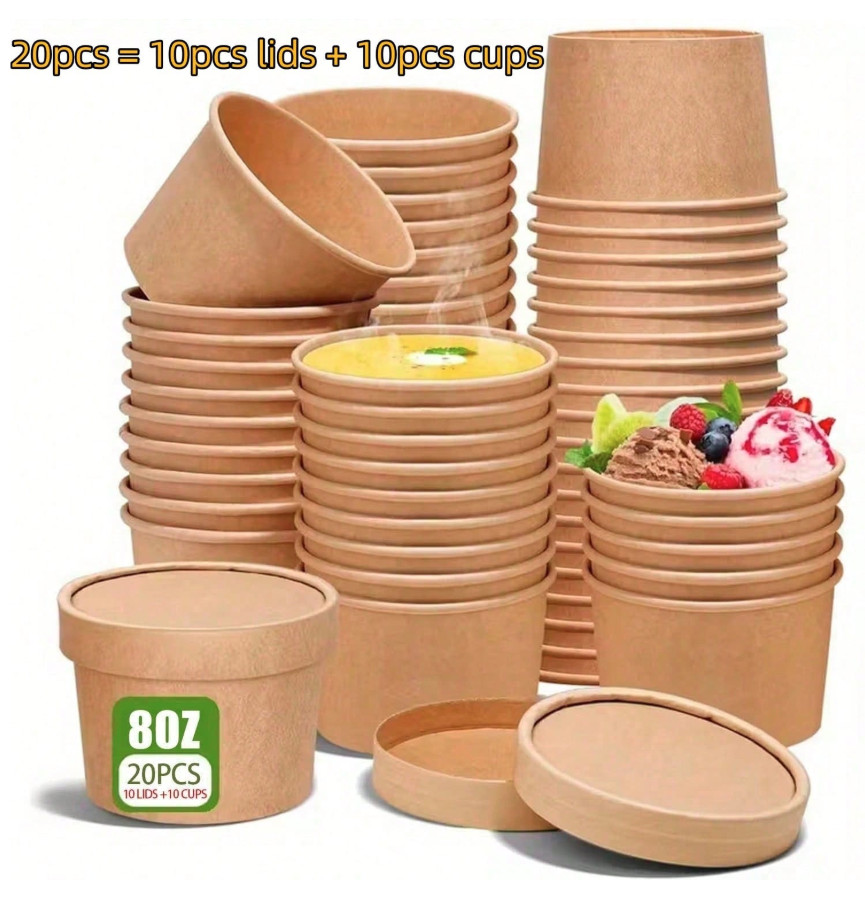 papierowe miski 240ml 20szt.