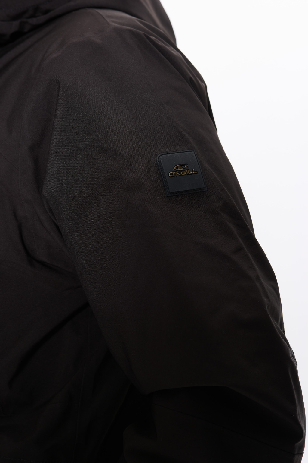 CZARNA KURTKA PARKA z kapturem 2500015-19010