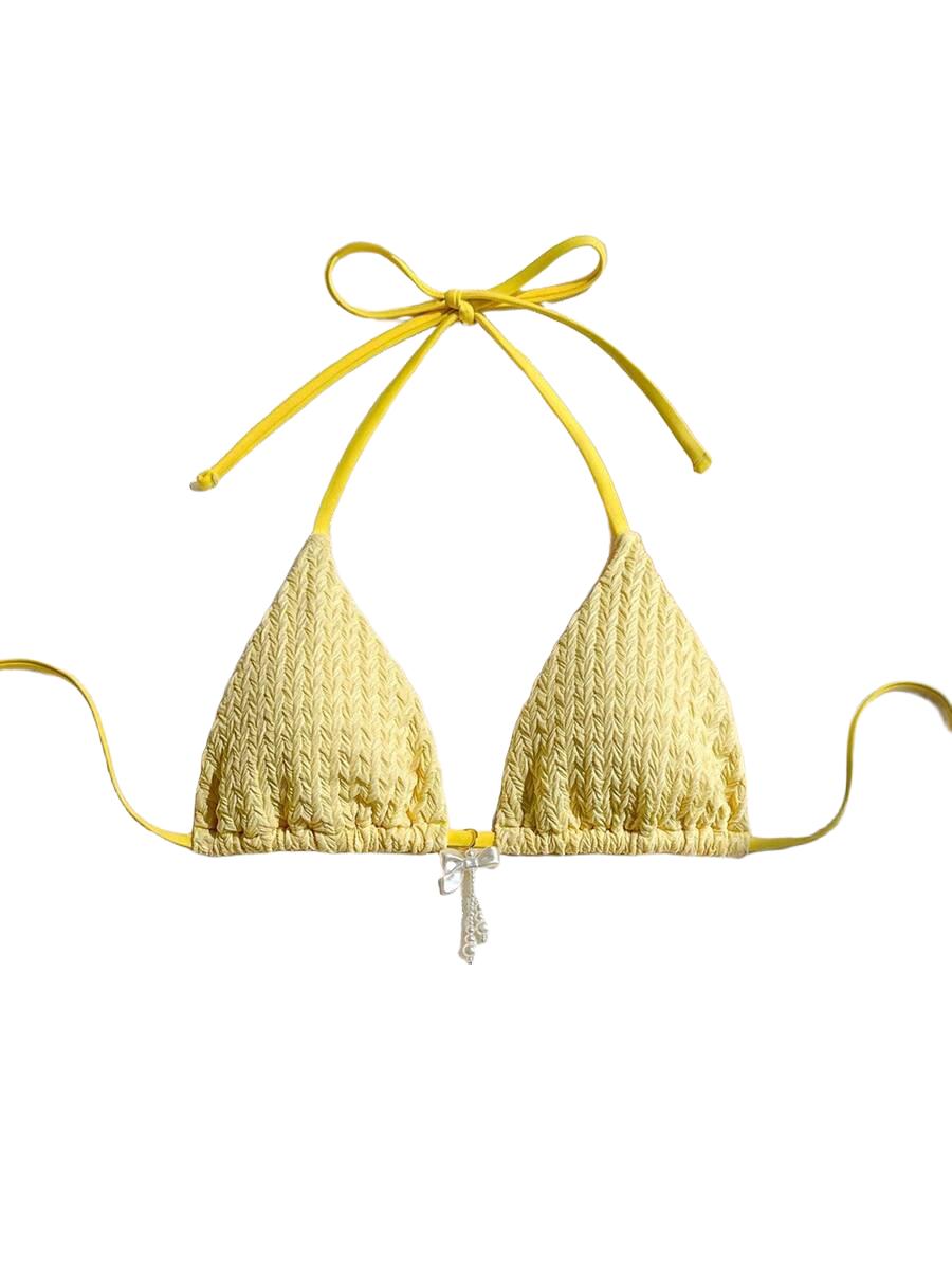 GÓRA BIKINI ŻÓŁTA