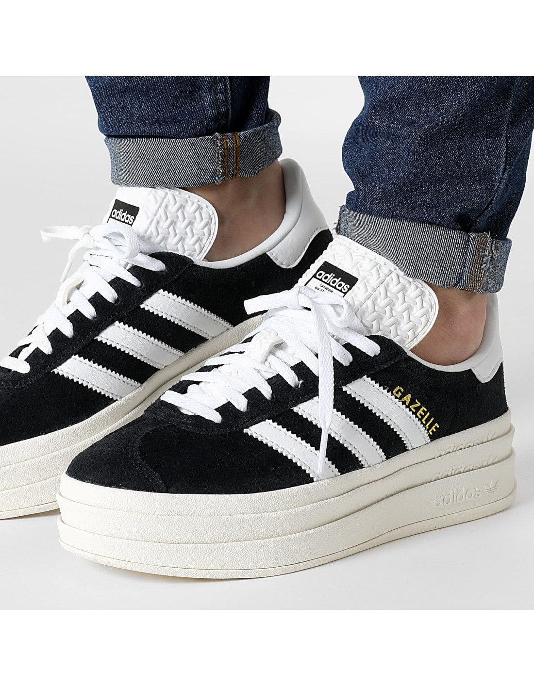 skórzane buty sportowe Gazelle Bold HQ6912