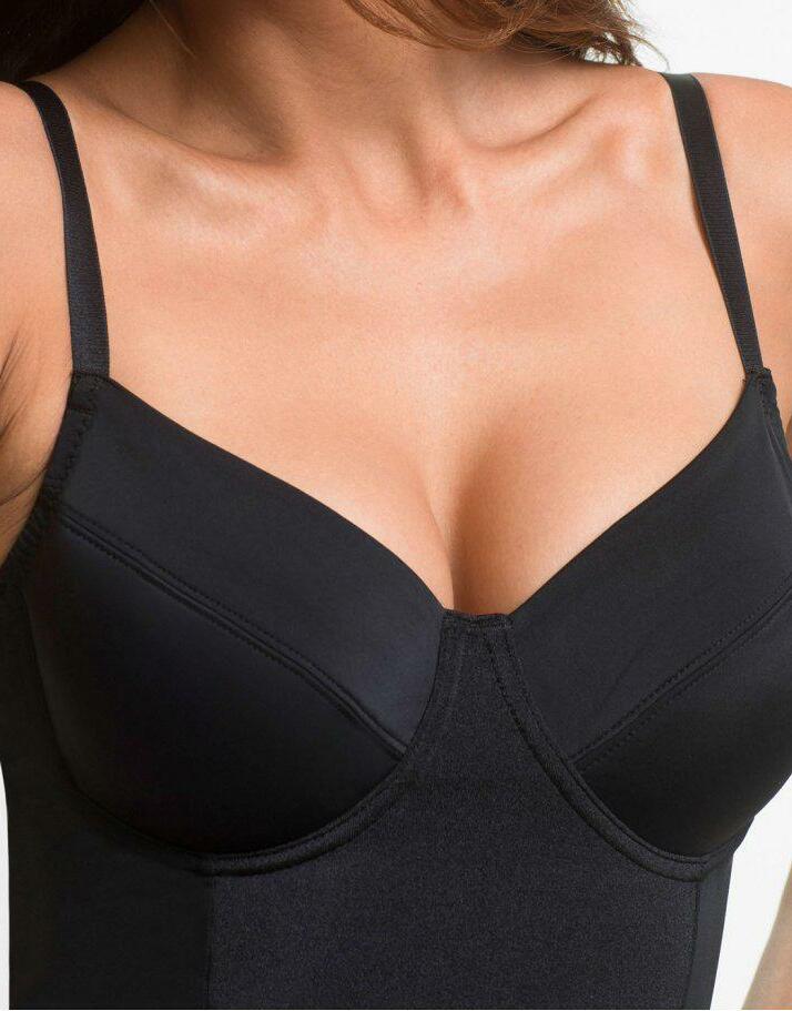 CZARNE BODY Z FISZBINAMI