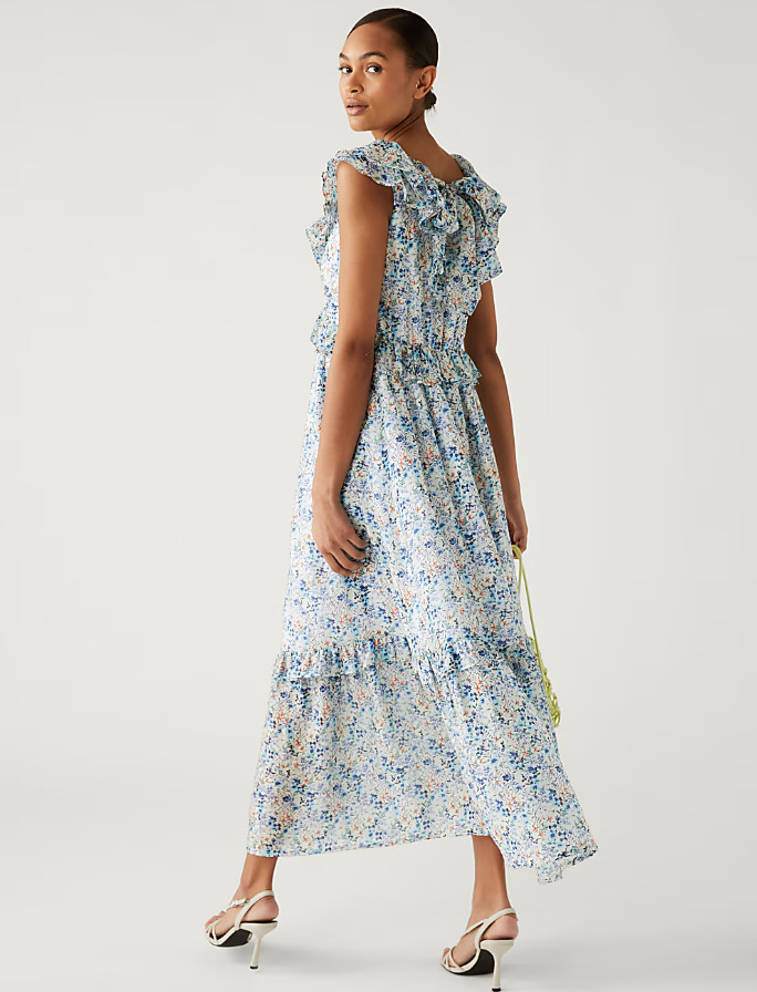 MIDI SUKIENKA FALBANA PRINT T69-1700-E4